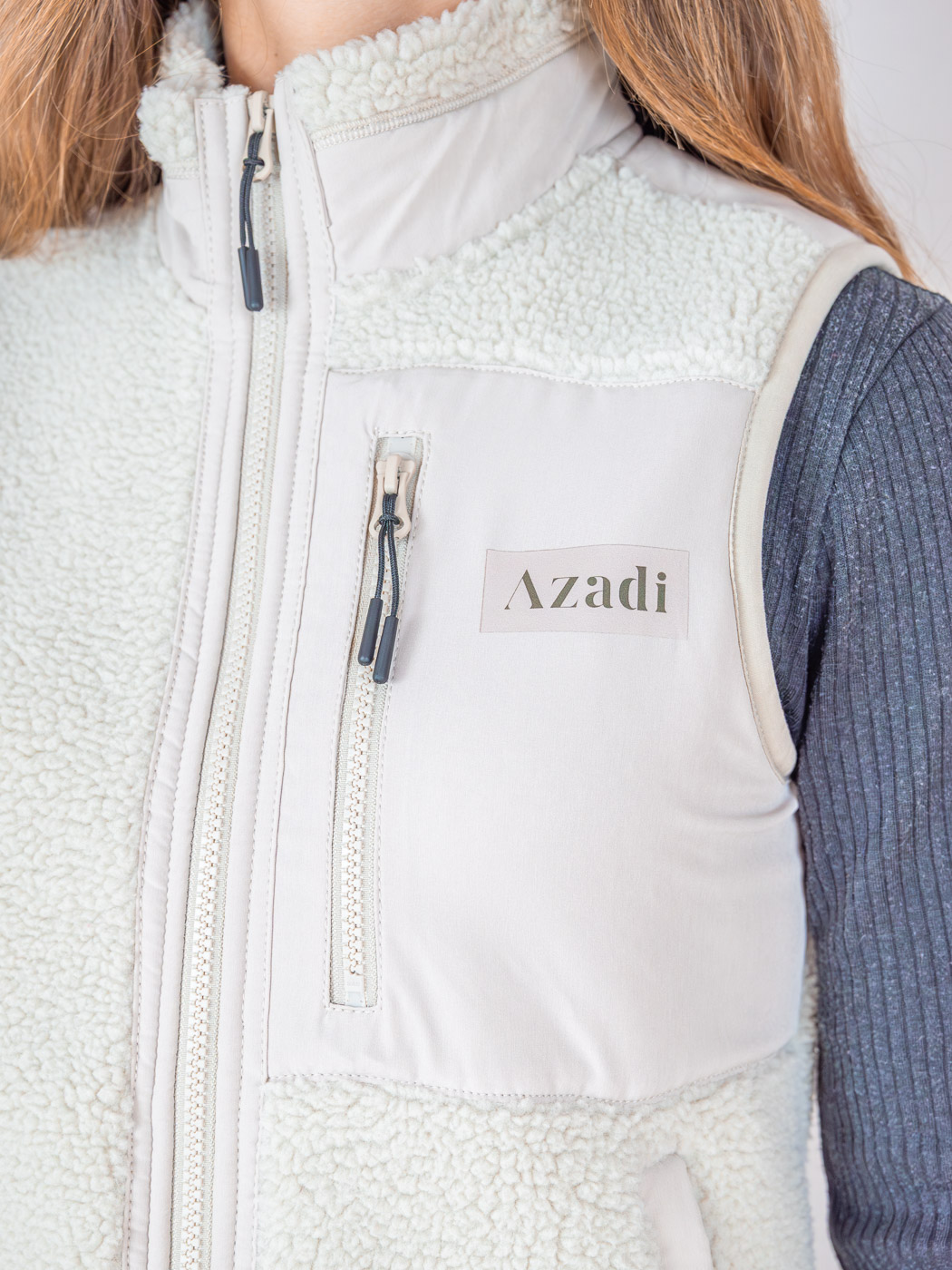 Veste sherpa sans manches – Image 4