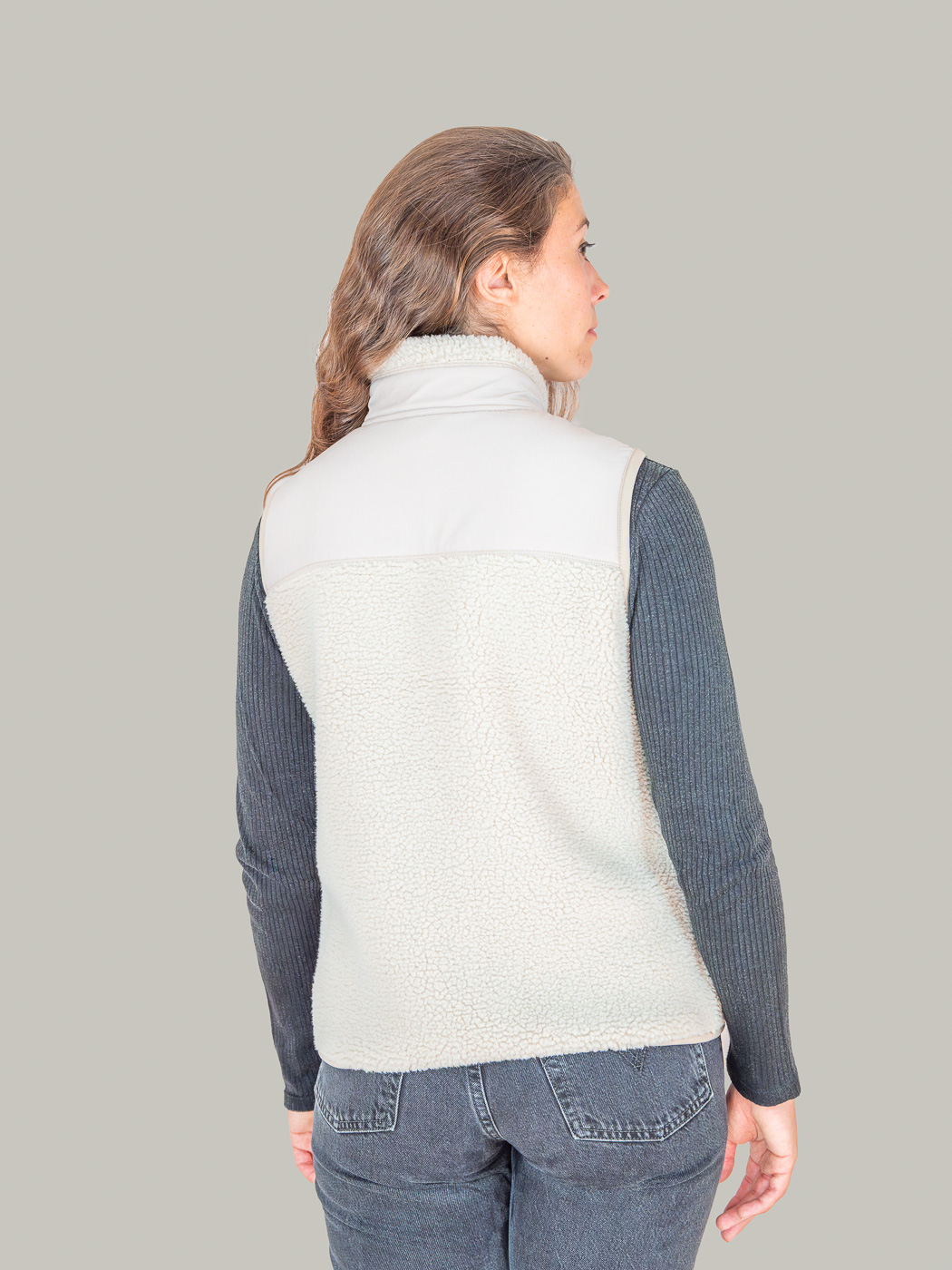 Veste sherpa sans manches – Image 3