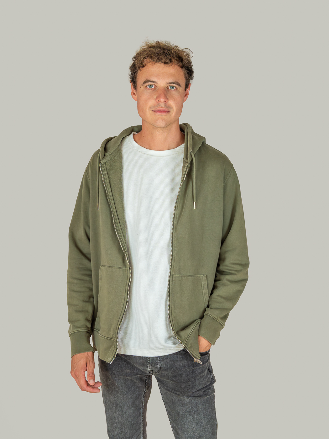 Sweat à capuche zippé – Image 2